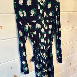 Draper James Navy Magnolia Dress
